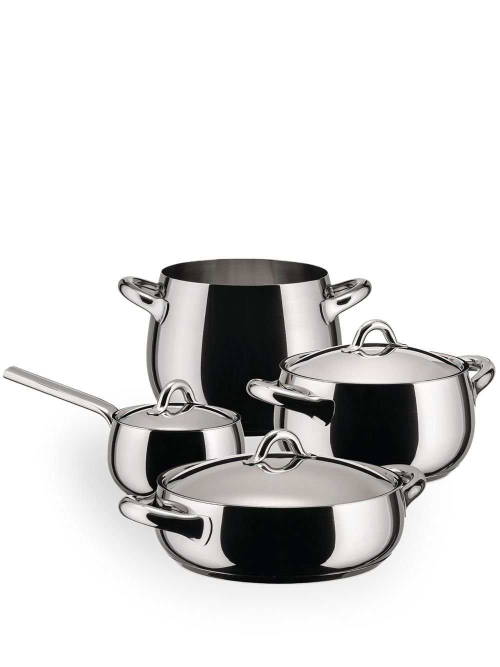 Alessi Mami seven-piece cookware set