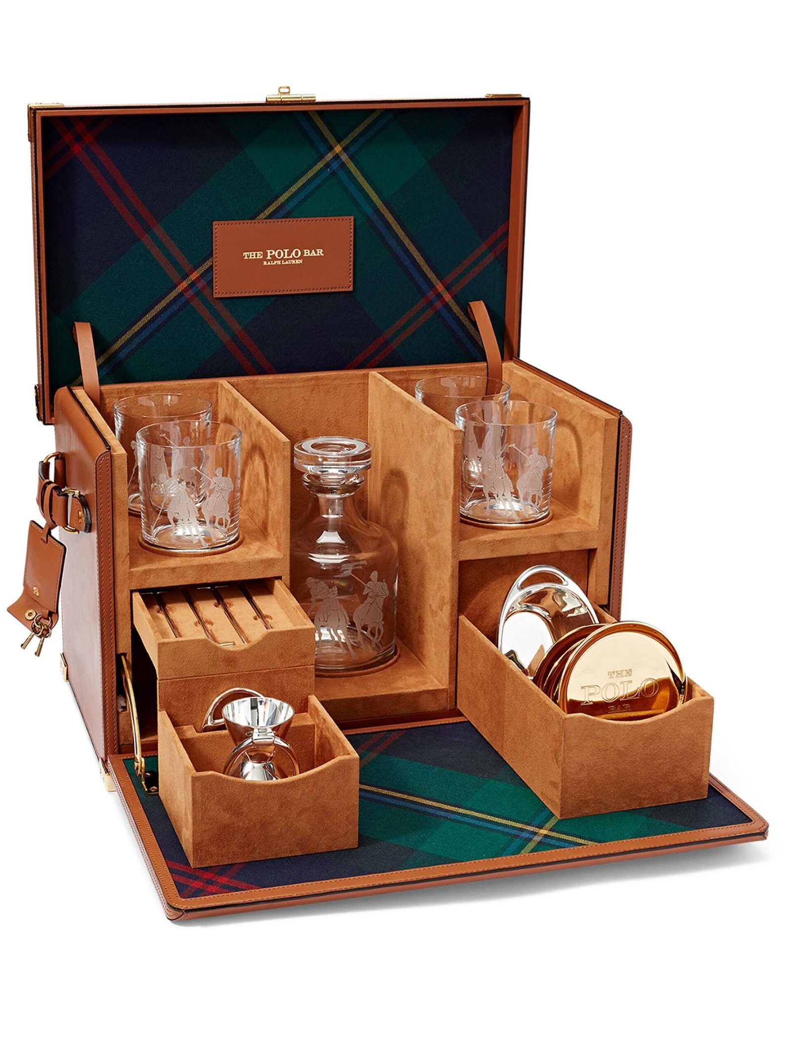 Ralph Lauren Home Kipton mixologist box gift set