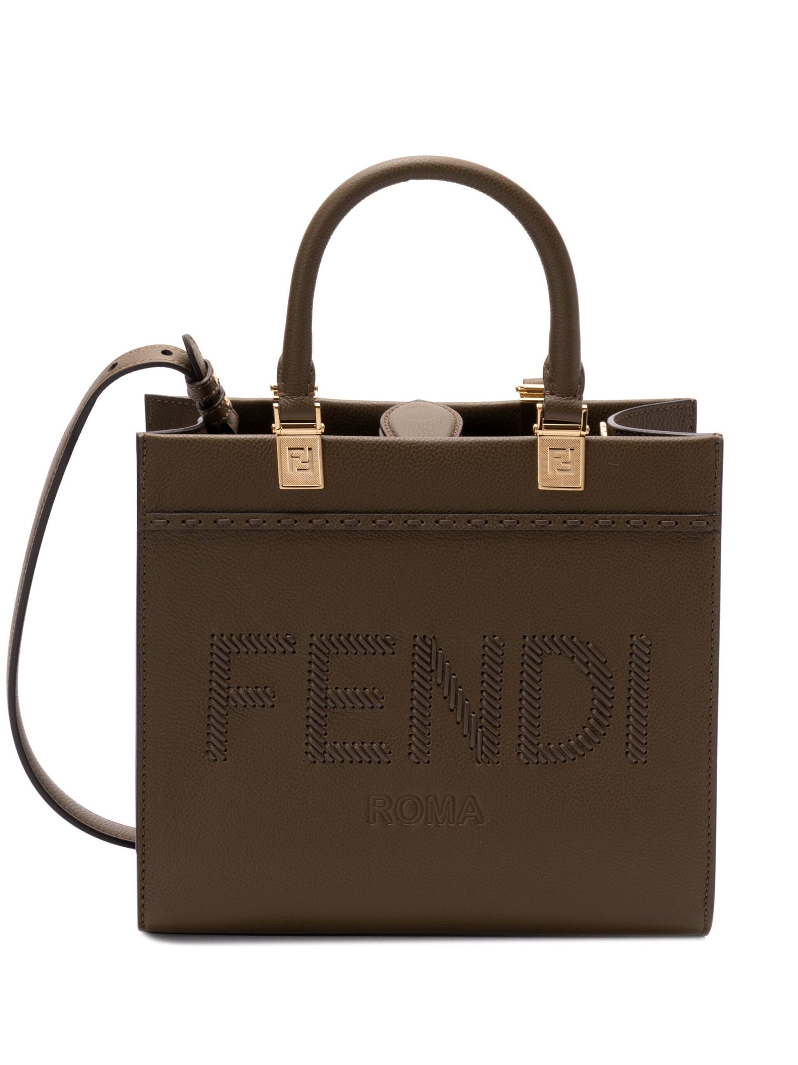 FENDI Sunshine leather tote bag